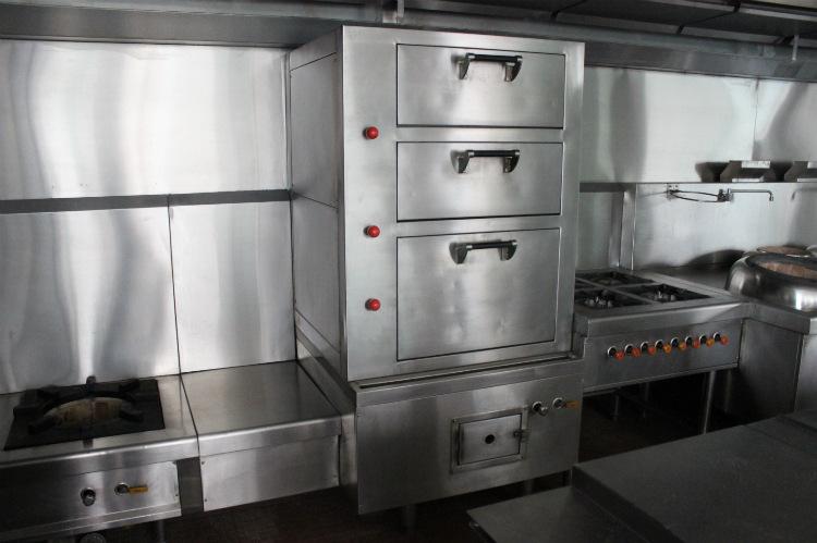 特制不锈钢 中式三门蒸箱 海鲜蒸柜 燃气万能蒸炉 环保型厨房设备